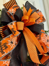 Black Widows Halloween Bow