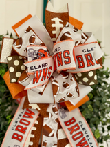 Cleveland Browns Football Bow