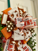 Cleveland Browns Football Bow