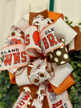 Cleveland Browns Football Bow
