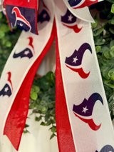 Houston Texans Football Bow