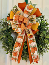 Scarecrows & Pumpkin Patch Fall Bow