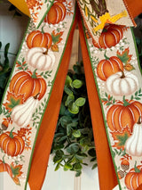 Scarecrows & Pumpkin Patch Fall Bow