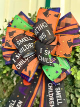 I Smell Children Hocus Pocus Halloween Bow