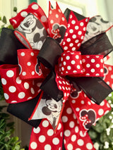 Traditional Mickey & Minnie Mouse Inspired Bow