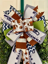 Seattle Seahawks Football Bow