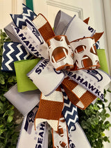Seattle Seahawks Football Bow