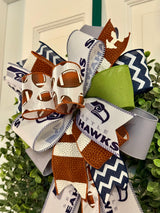 Seattle Seahawks Football Bow