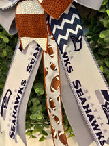 Seattle Seahawks Football Bow