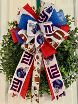 New York Giants Football Bow