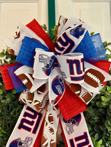 New York Giants Football Bow
