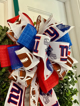 New York Giants Football Bow