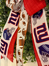 New York Giants Football Bow