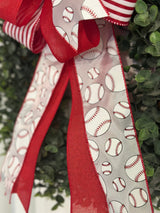 Baseball Sports Bow - Emerald's Avenue