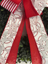Baseball Sports Bow - Emerald's Avenue