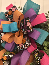 Colorful Happy Halloween Bow - Emerald's Avenue