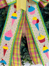 Cupcakes & Ice Cream Bow - Emerald's Avenue