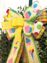 Cupcakes & Ice Cream Bow - Emerald's Avenue