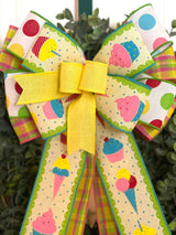 Cupcakes & Ice Cream Bow - Emerald's Avenue