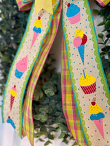 Cupcakes & Ice Cream Bow - Emerald's Avenue