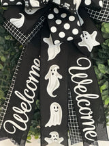 Cute Ghosts Halloween Bow - Emerald's Avenue