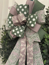 Dragonflies & Lavender Spring Bow - Emerald's Avenue