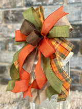 Fall Inspired Lantern Bow - Emerald's Avenue