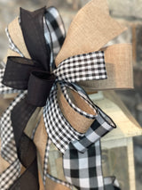 Farmhouse Lantern Bow - Emerald's Avenue