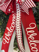 Hearts & Polka Dots Valentine's Day Bow - Emerald's Avenue