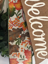 Leaves & Acorns, Welcome Fall Bow - Emerald's Avenue