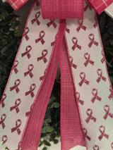 Pink Breast Cancer Awareness Bow - Emerald's Avenue