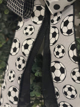 Soccer Sports Bow - Emerald's Avenue