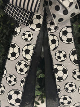 Soccer Sports Bow - Emerald's Avenue