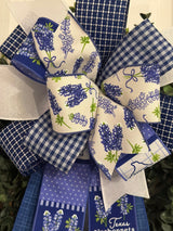 Texas Bluebonnets Bow - Emerald's Avenue