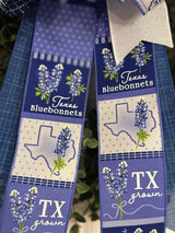 Texas Bluebonnets Bow - Emerald's Avenue