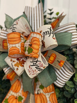 Thankful Fall Bow - Emerald's Avenue