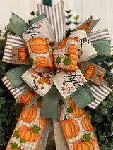 Thankful Fall Bow - Emerald's Avenue