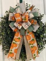 Thankful Fall Bow - Emerald's Avenue