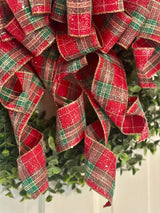 Traditional Plaid Christmas Bow - Emerald's Avenue