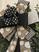 Volleyball Sports Bow - Emerald's Avenue