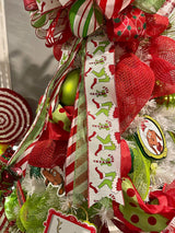 Monster Legs Christmas Tree Topper Bow