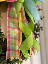 Plaid Easter & Spring Bow