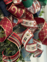 Burgundy Nutcracker Bow - Emerald's Avenue