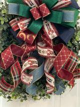 Burgundy Nutcracker Bow - Emerald's Avenue