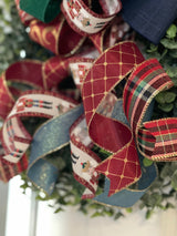 Burgundy Nutcracker Bow - Emerald's Avenue