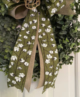 Farmhouse Cotton Themed Bow - Emerald's Avenue