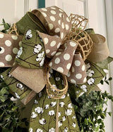 Farmhouse Cotton Themed Bow - Emerald's Avenue
