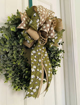 Farmhouse Cotton Themed Bow - Emerald's Avenue