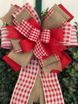 Farmhouse Picnic & Patriotic Bow - Emerald's Avenue