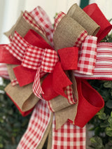 Farmhouse Picnic & Patriotic Bow - Emerald's Avenue